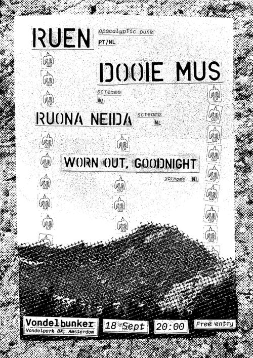RUEN + Dooie Mus + secret guest @Vondelbunker 18.09.26