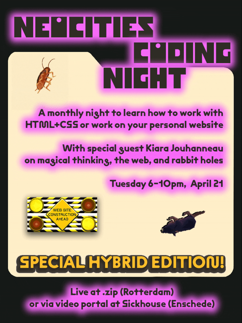 Neocities Coding Night